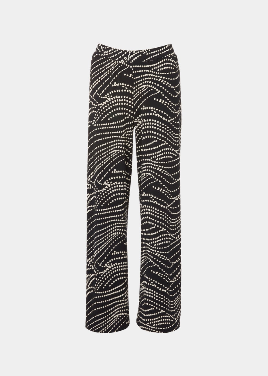 Et Vous Black Print Co-Ord Trousers