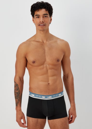 Reebok 3 Pack Black Boxers