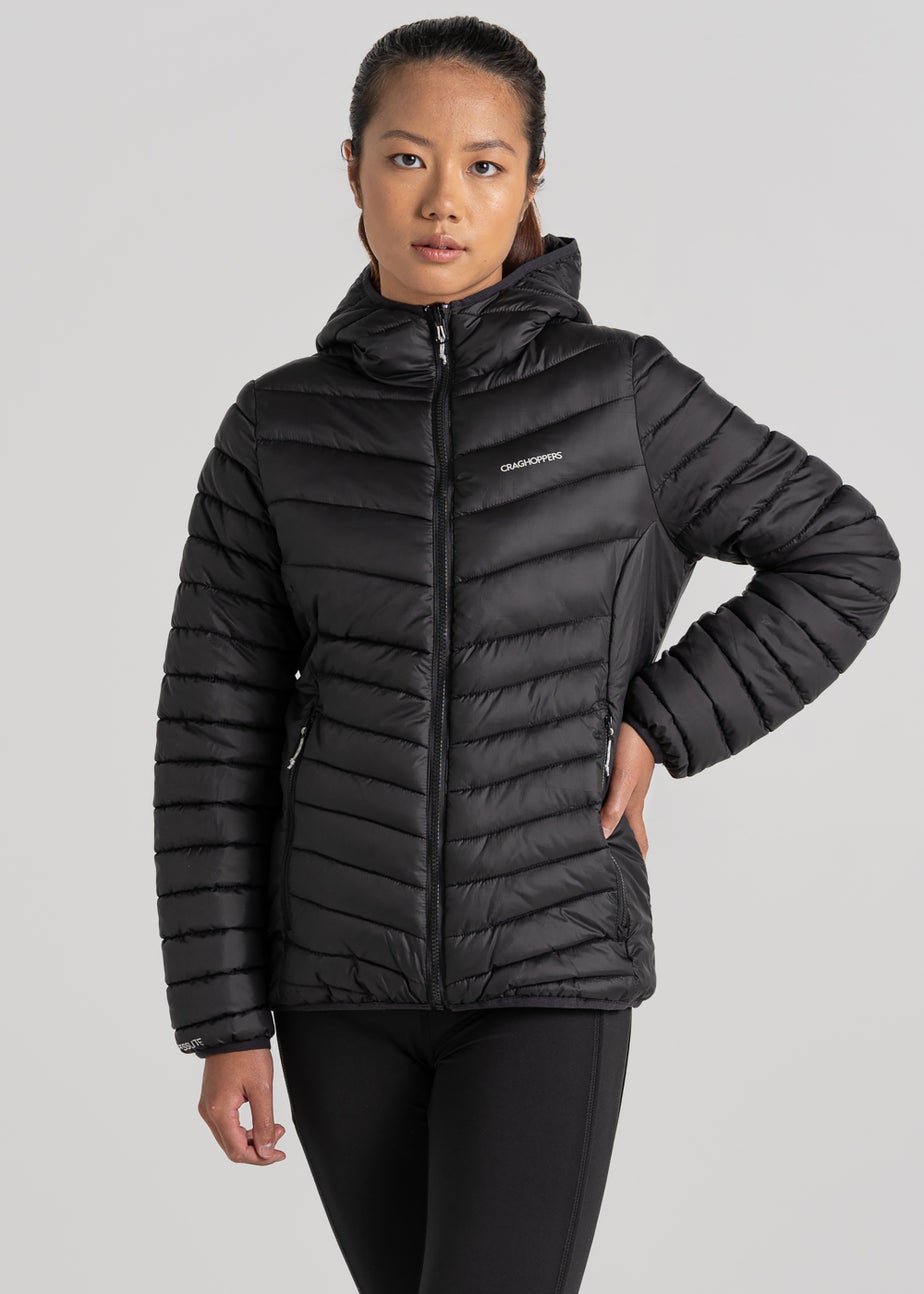 Craghoppers Black Compresslite Hooded Jacket