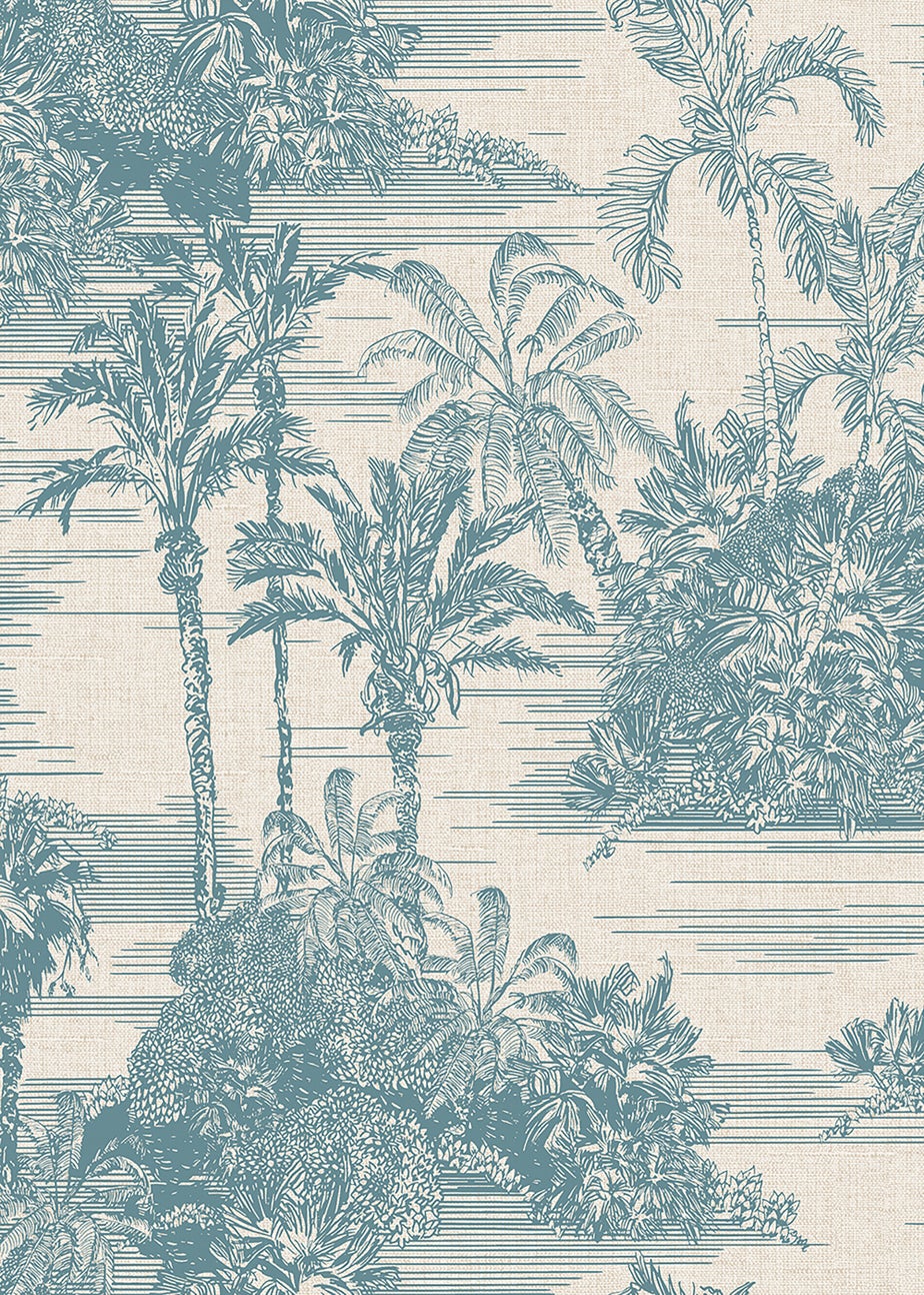 Muriva Tropical Toile Blue