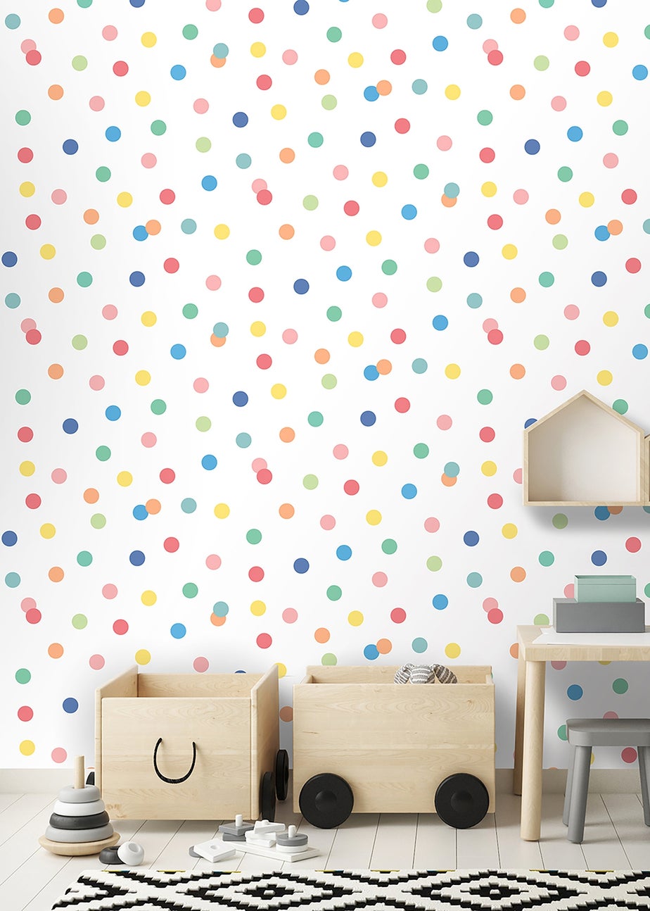 Muriva Dotty Multi Wallpaper