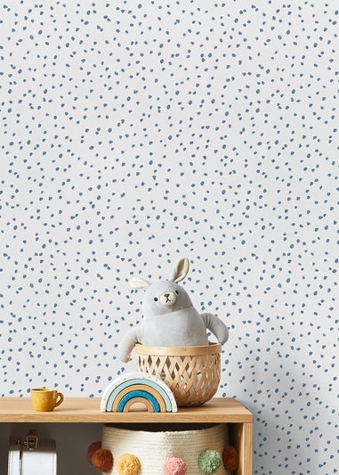 Muriva Speckled Blue Wallpaper