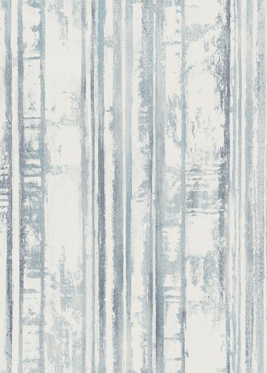 Muriva Distressed Stripe Blue