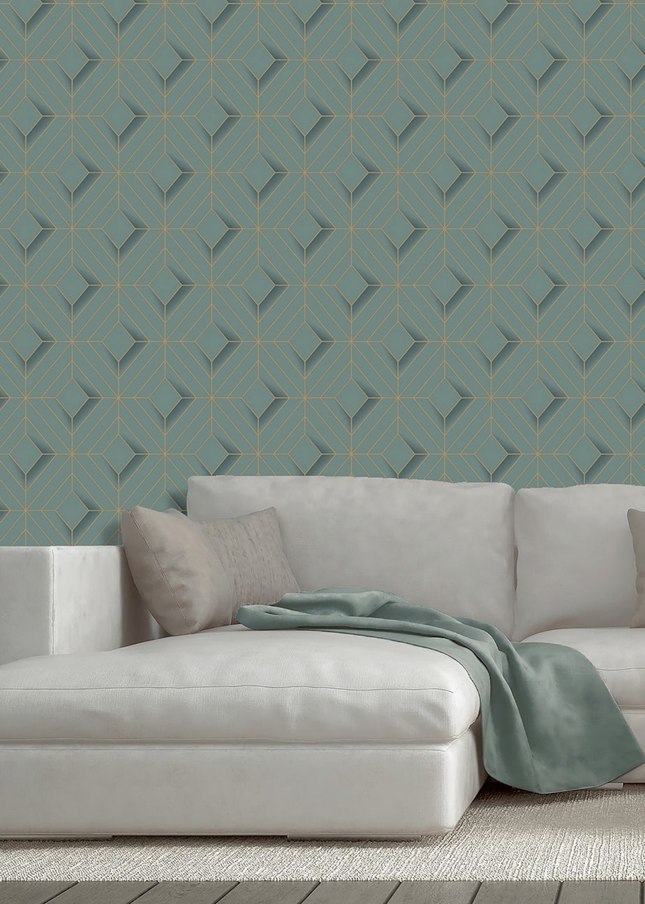 Muriva Leda Geo Teal