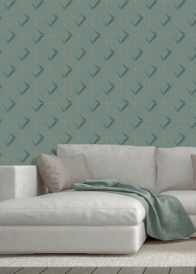 Muriva Leda Geo Teal