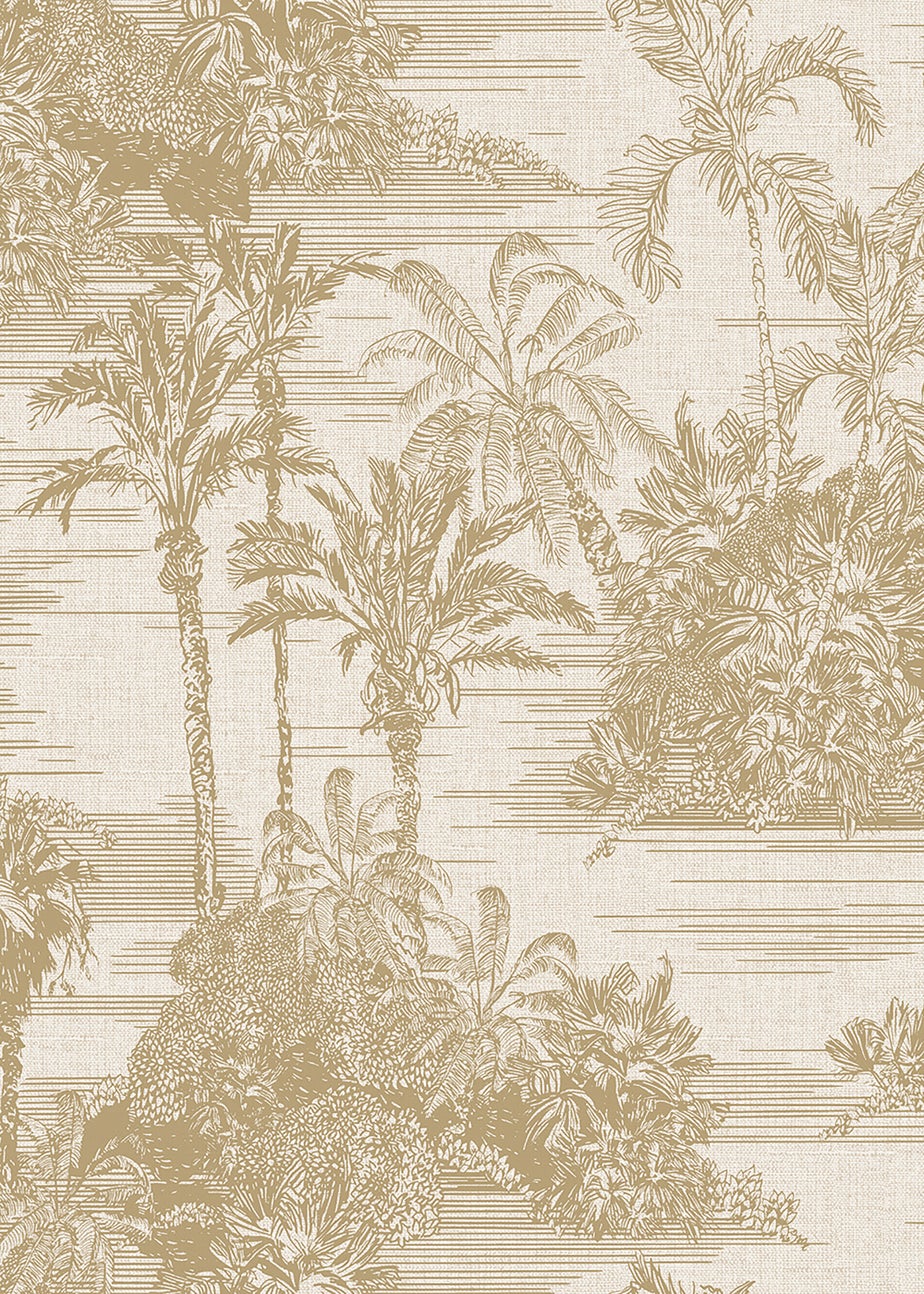 Muriva Tropical Toile Gold