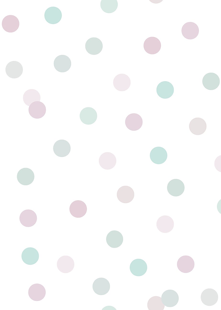 Muriva Dotty Pastel Wallpaper