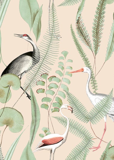 Muriva Kivu Pink Wallpaper