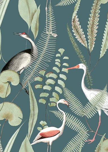 Muriva Kivu Green Wallpaper