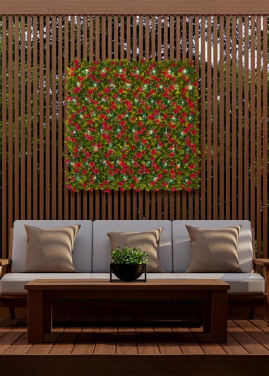 Premier Decorations 64 Cool White Battery Operated Net Lights