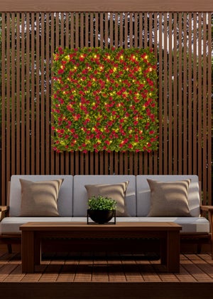 Premier Decorations 64 Warm White Battery Operated Net Lights