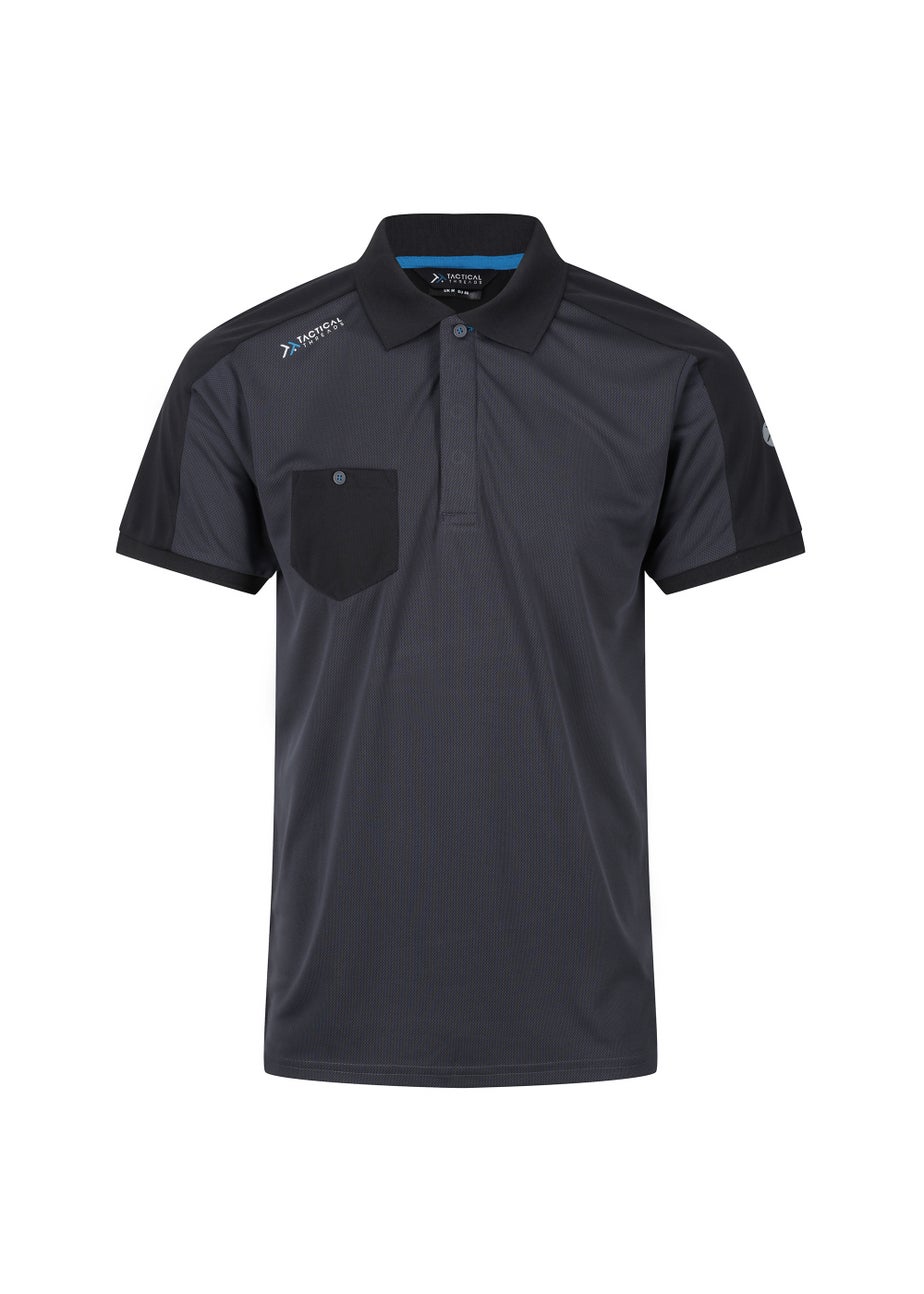 Regatta Grey Moisture Wicking Polo Shirt