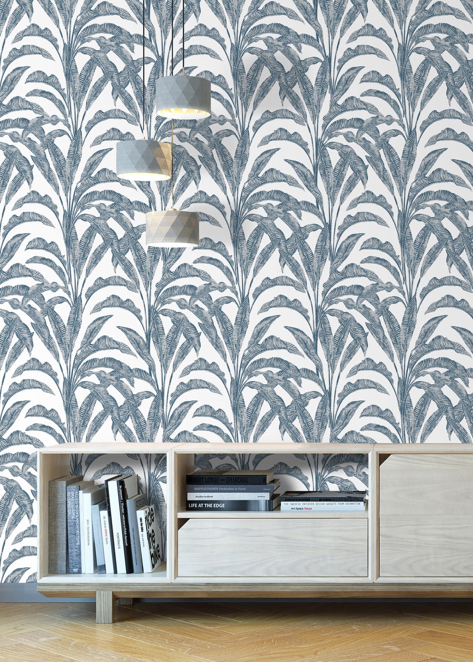 Muriva Sansa Leaf Wallpaper