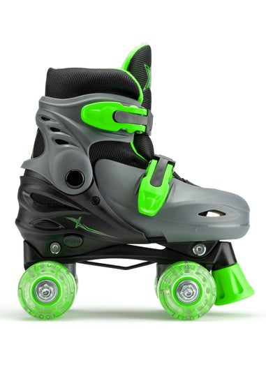 Xootz Quad Led Skates Green