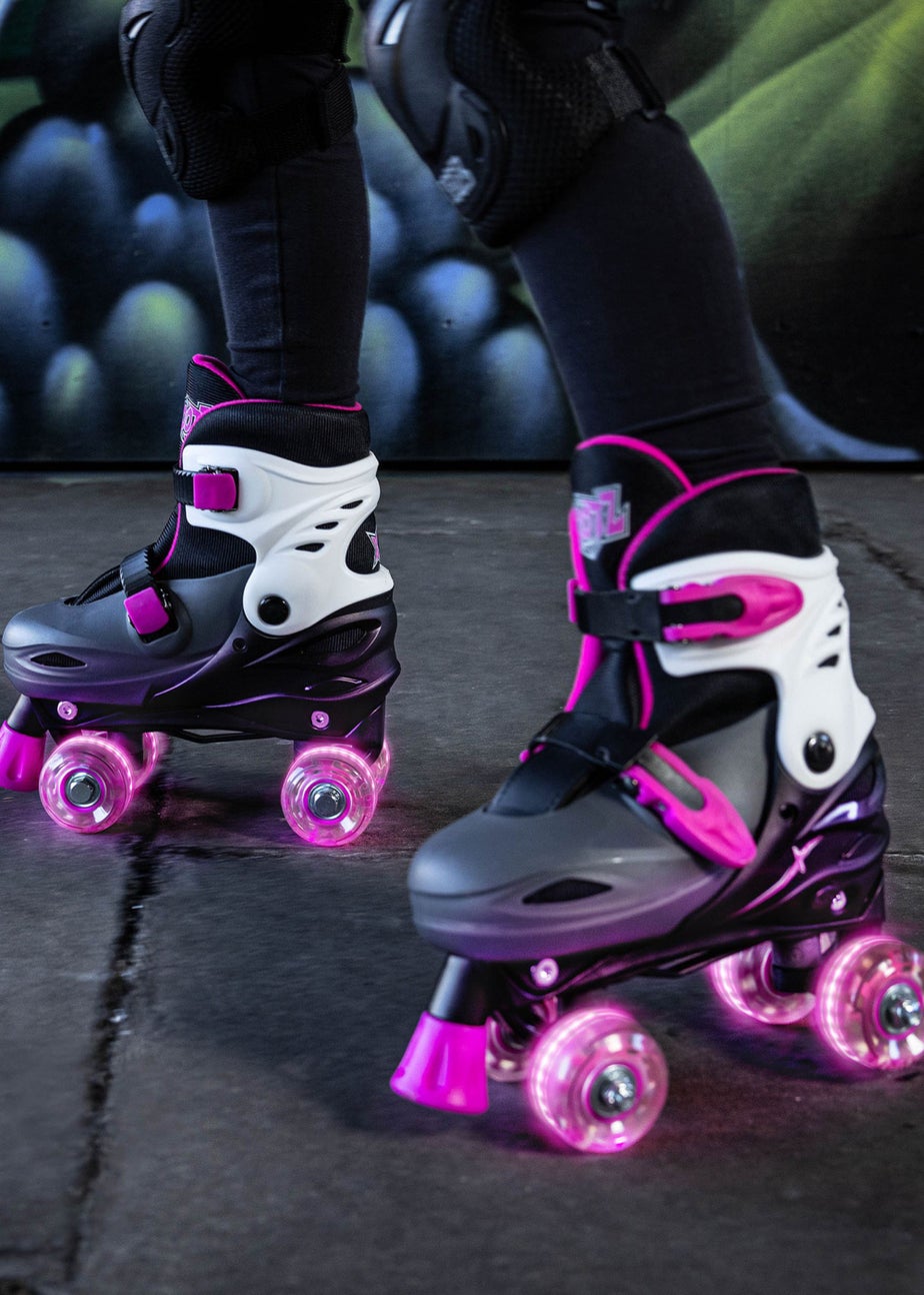 Xootz Quad Led Skates Pink