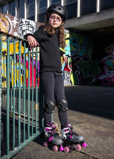 Xootz Quad Led Skates Pink