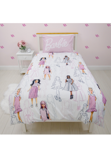 Barbie Figures Rotary Duvet Set
