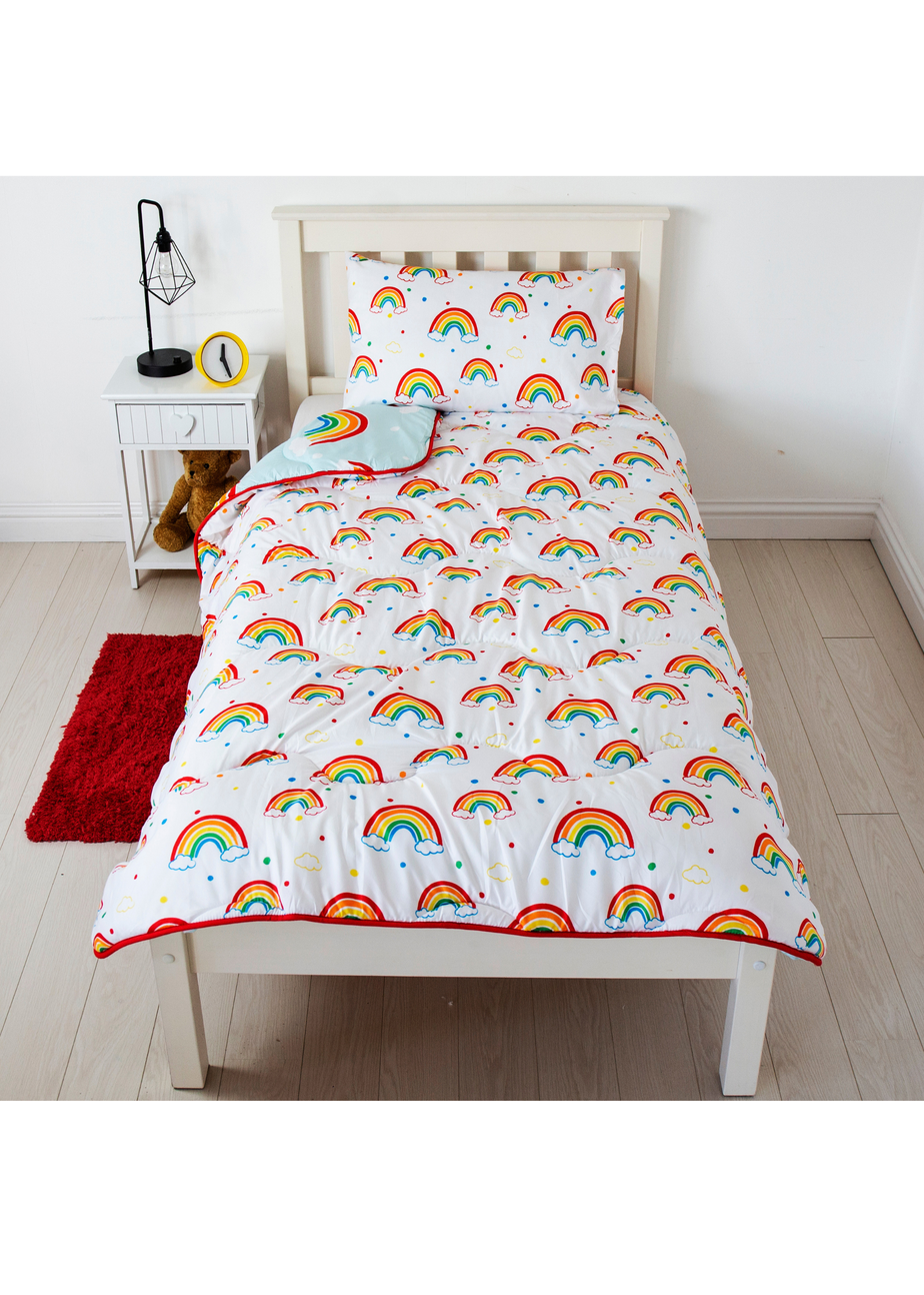 Rest Easy Sleep Better Rainbow Coverless Duvet Set (4.5 Tog)