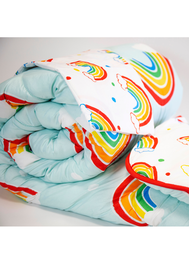 Rest Easy Sleep Better Rainbow Coverless Duvet Set (4.5 Tog)