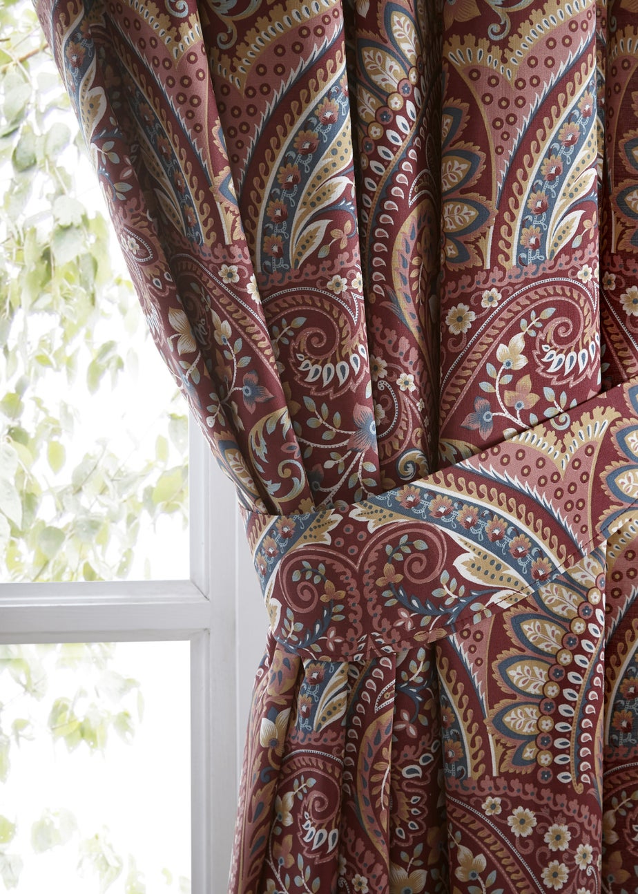 Dreams & Drapes Palais Multi Pencil Pleat Curtains With Tie-Backs