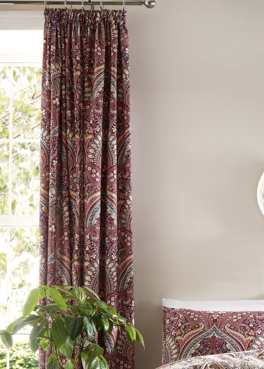 Dreams & Drapes Palais Multi Pencil Pleat Curtains With Tie-Backs