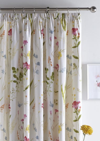 Dreams & Drapes Spring Glade Multi Pencil Pleat Curtains
