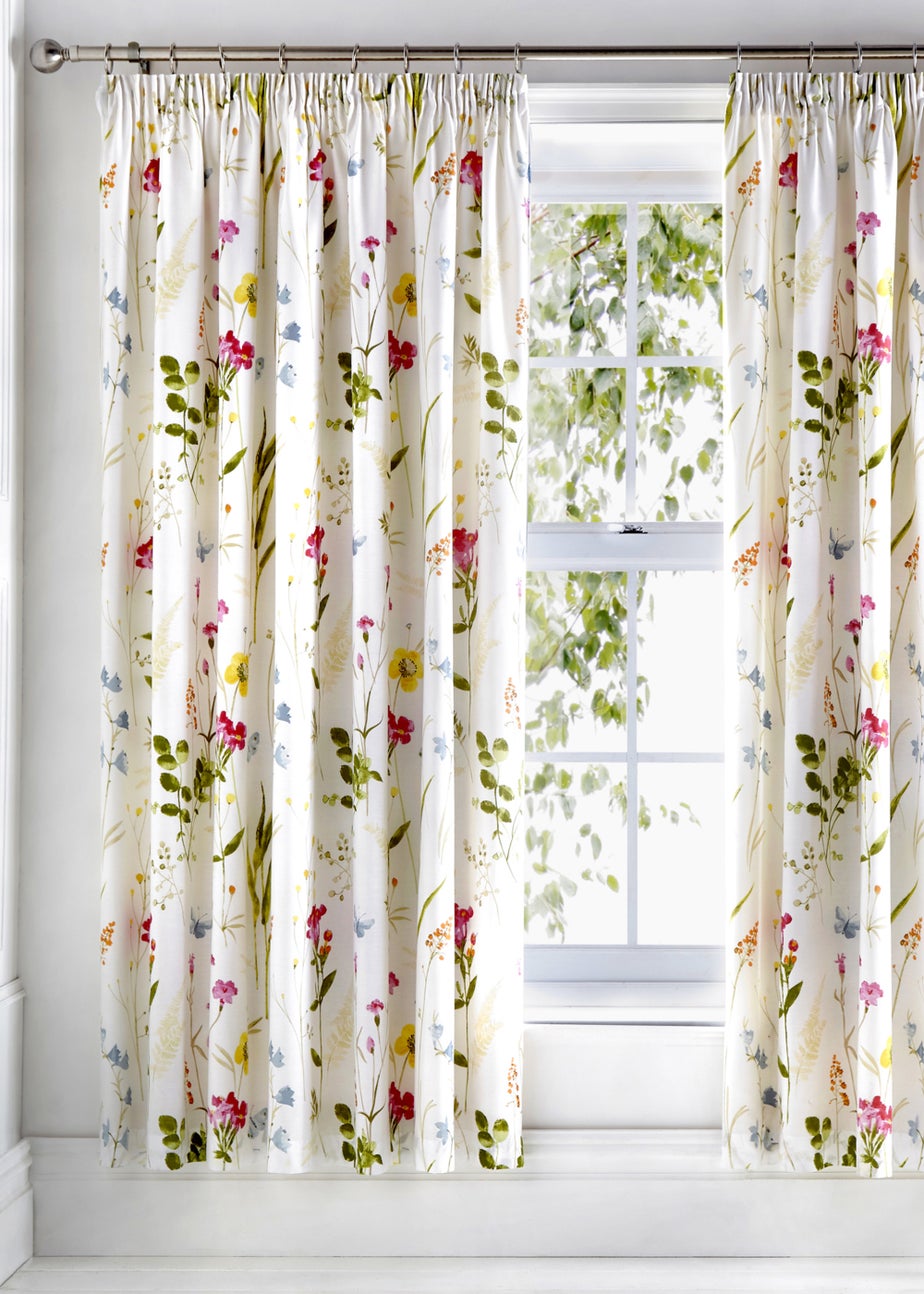 Dreams & Drapes Spring Glade Multi Pencil Pleat Curtains