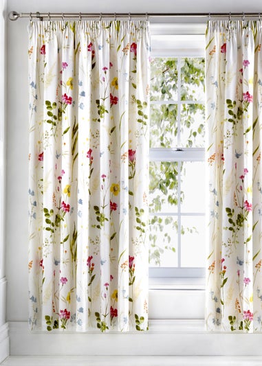 Dreams & Drapes Spring Glade Multi Pencil Pleat Curtains