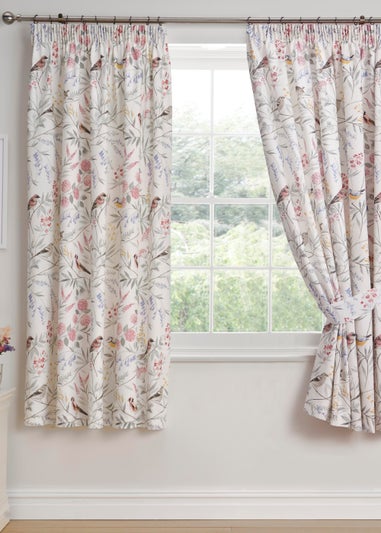 Dreams & Drapes Caraway Pink Pencil Pleat Curtains