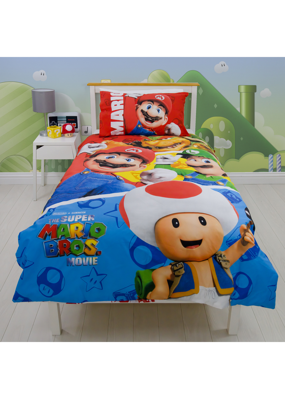 Super Mario Movie Jump Panel Duvet Set