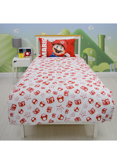 Super Mario Movie Jump Panel Duvet Set