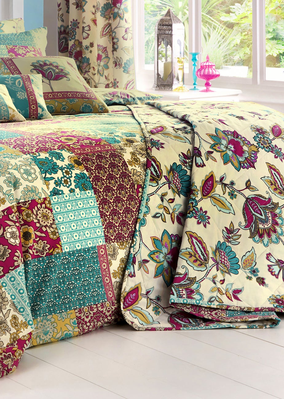 Dreams & Drapes Marinelli Blue Bedspread