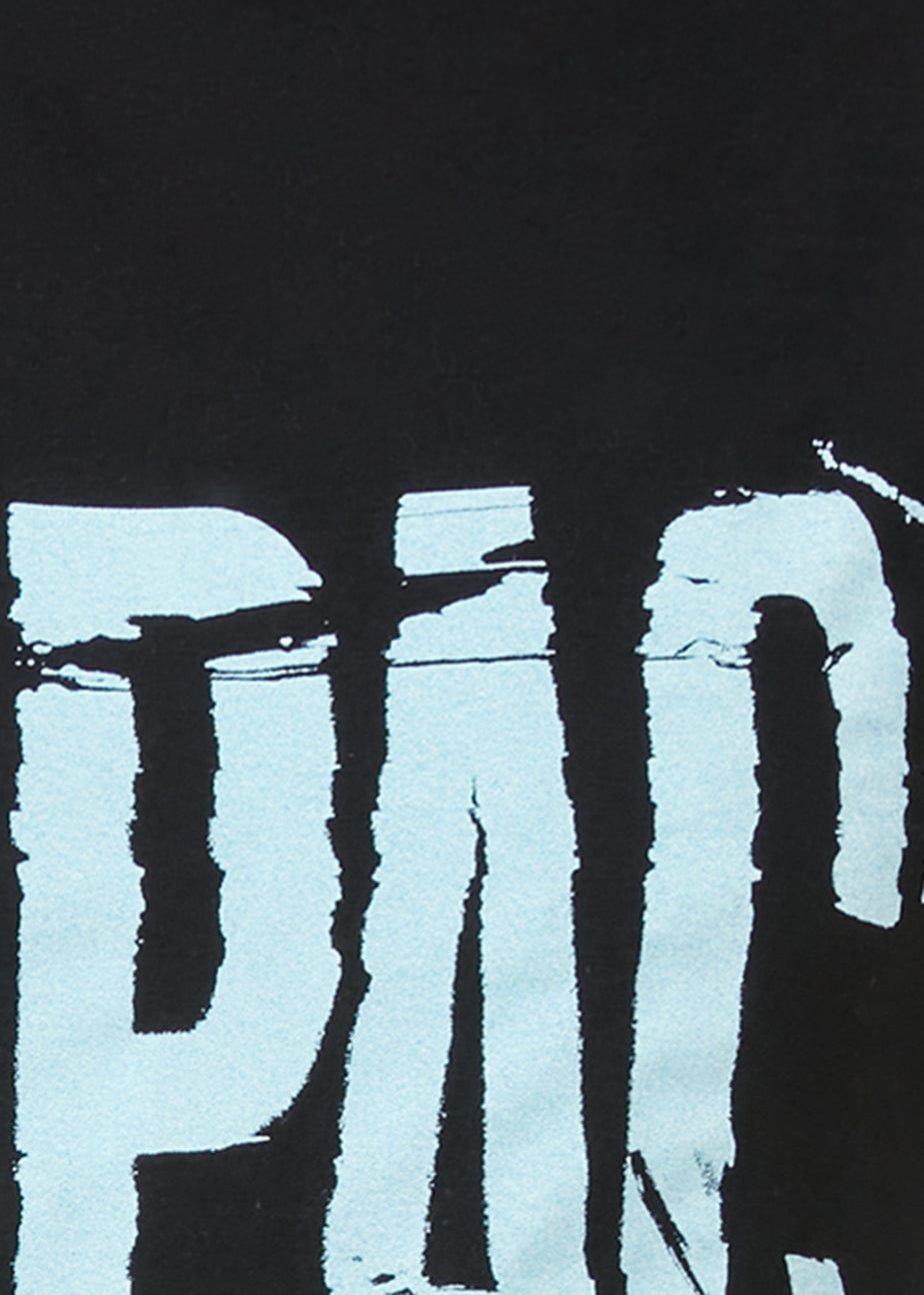 Black Tupac Print T-Shirt