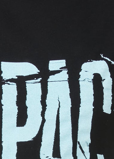 Black Tupac Print T-Shirt