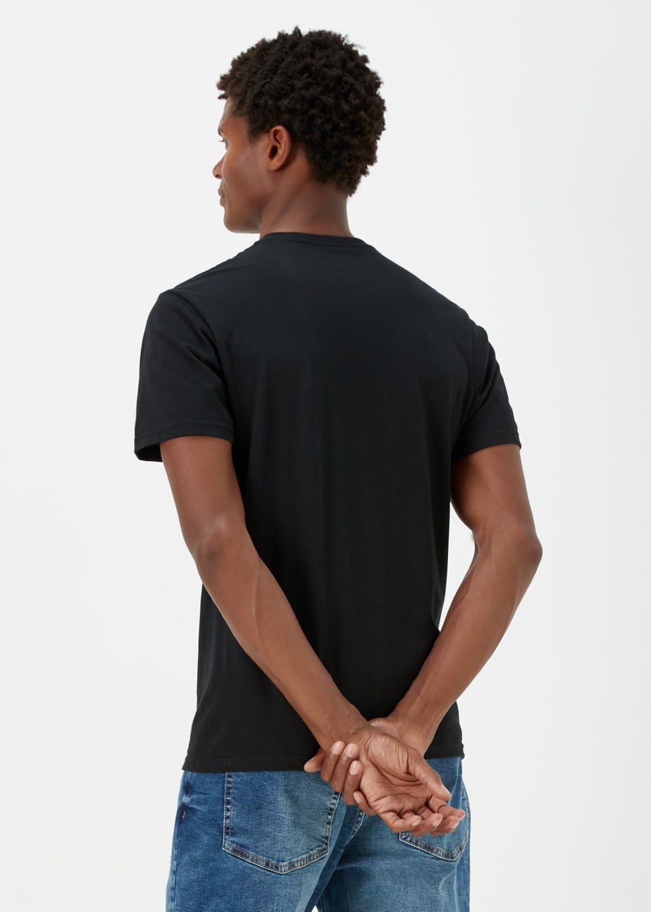 Black Budweiser Print T-Shirt