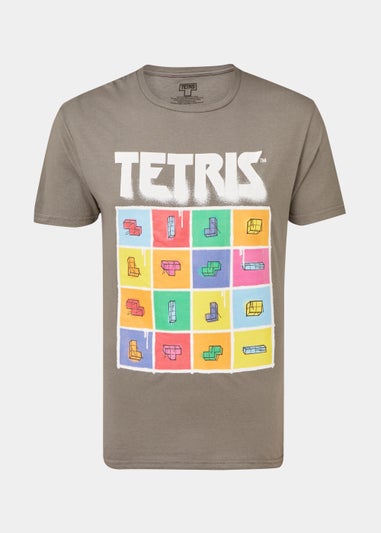 Charcoal Tetris T-Shirt