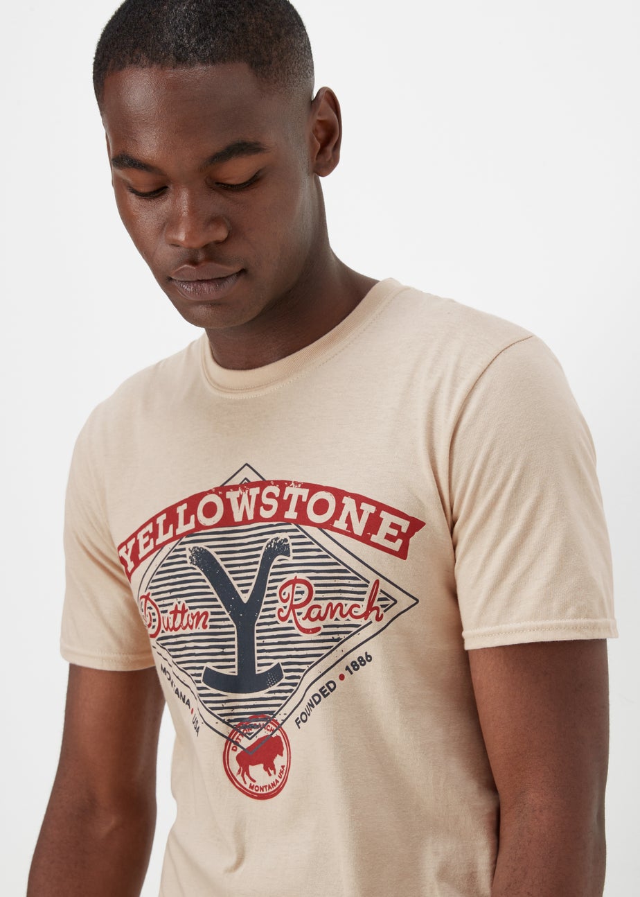 Stone Yellowstone Print T-Shirt