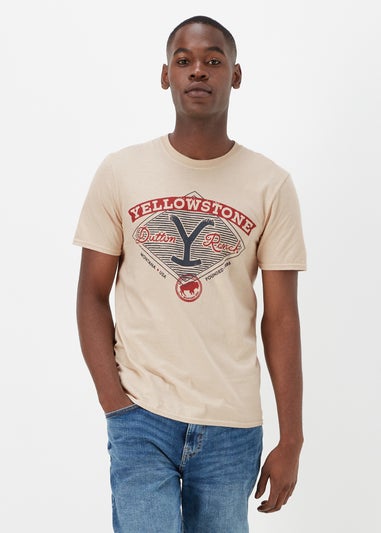Stone Yellowstone Print T-Shirt