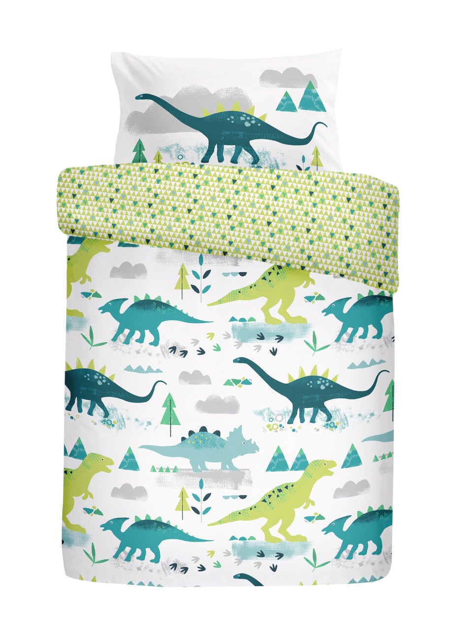 Bedlam Dino Glow in the Dark Multi Duvet Cover Set
