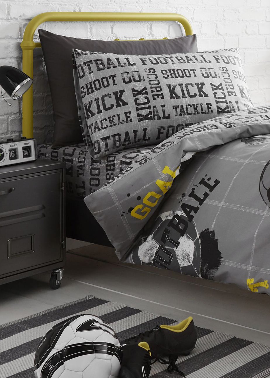 Bedlam Football Grey Fitted Sheet