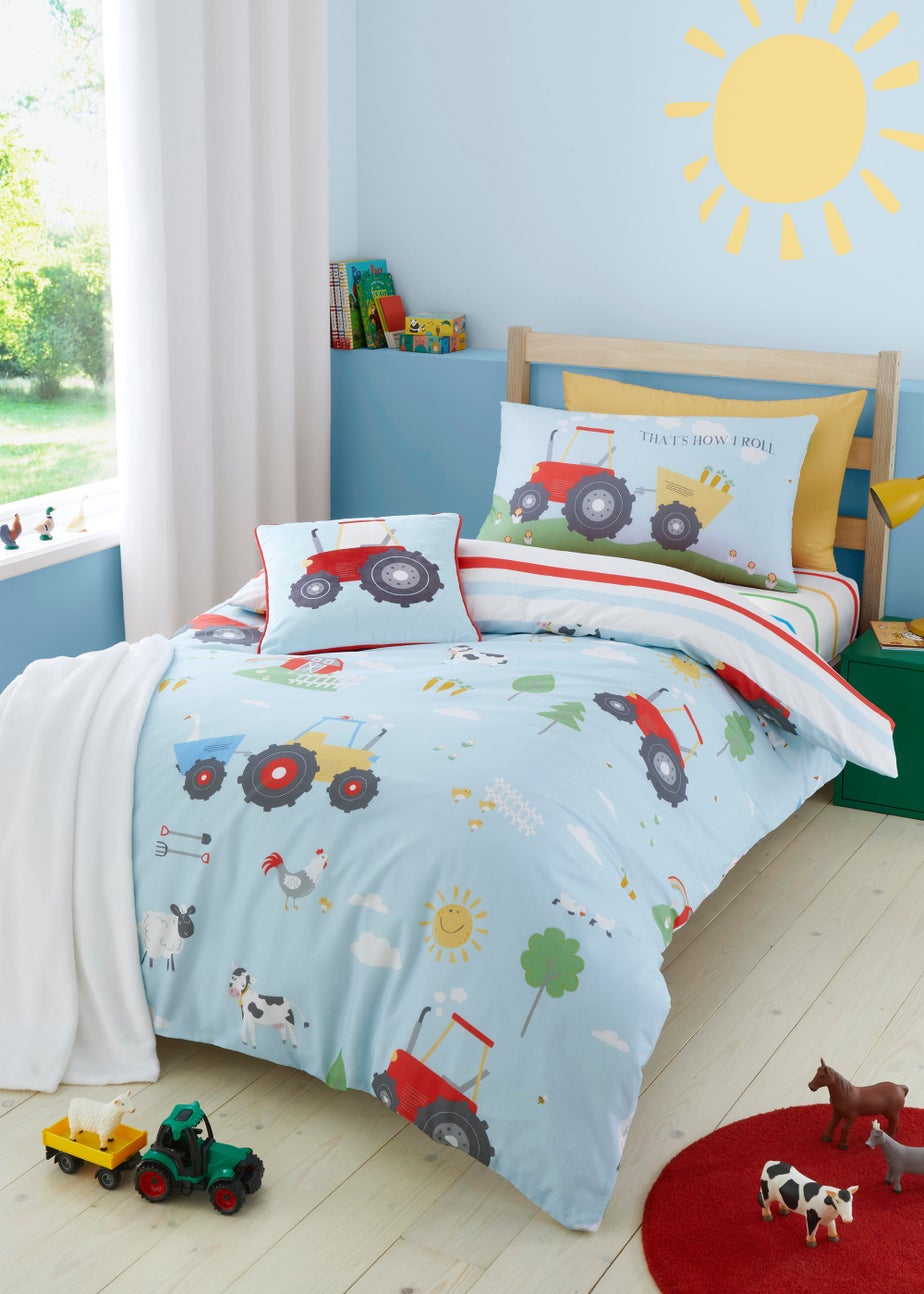Bedlam Farmyard Friends Blue Duvet Cover Set