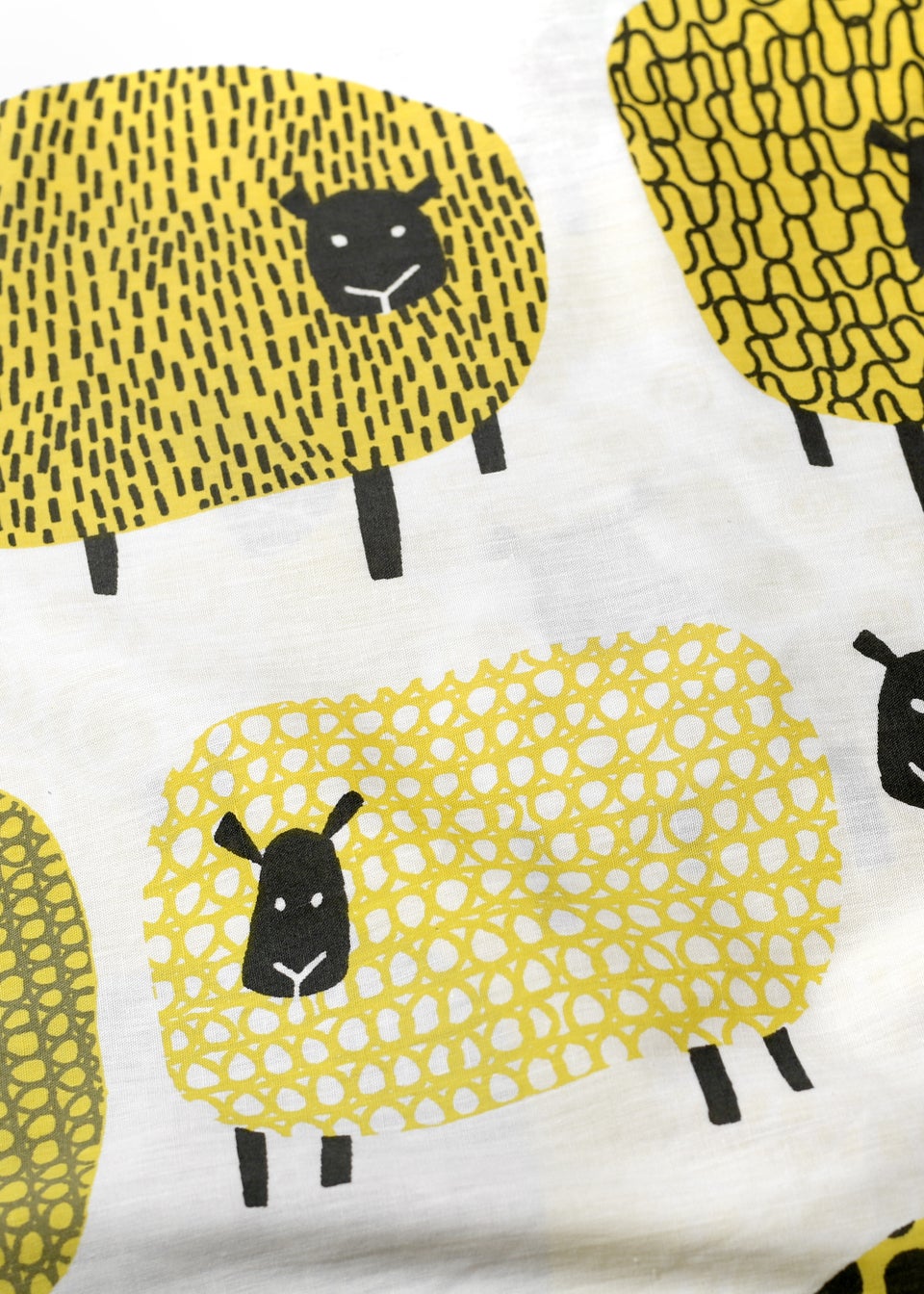 Fusion Dotty Sheep Yellow Duvet Cover Set