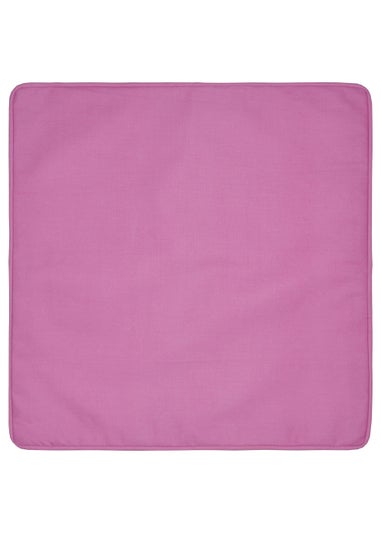 Fusion Plain Dye Filled Pink Outdoor Cushion