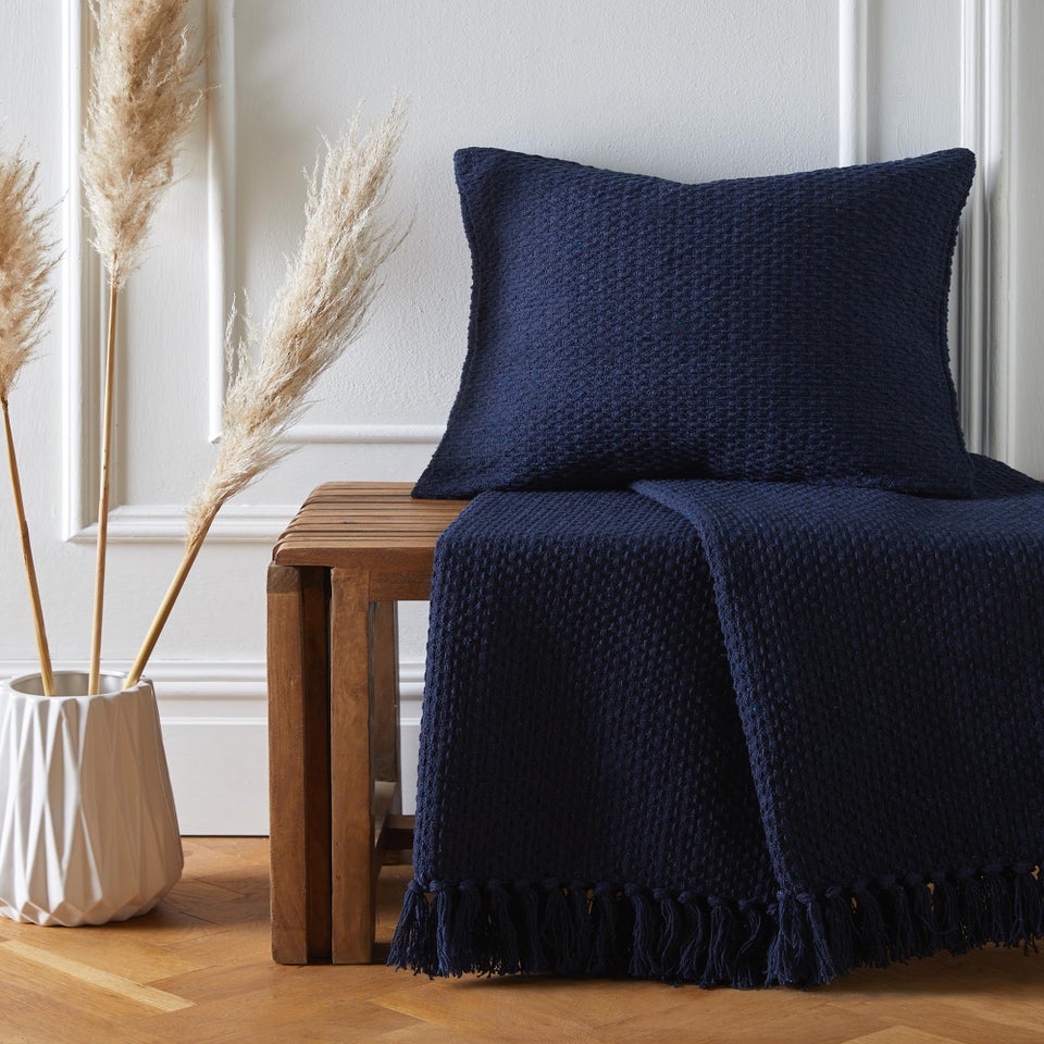 Drift Home Hayden Navy Throw