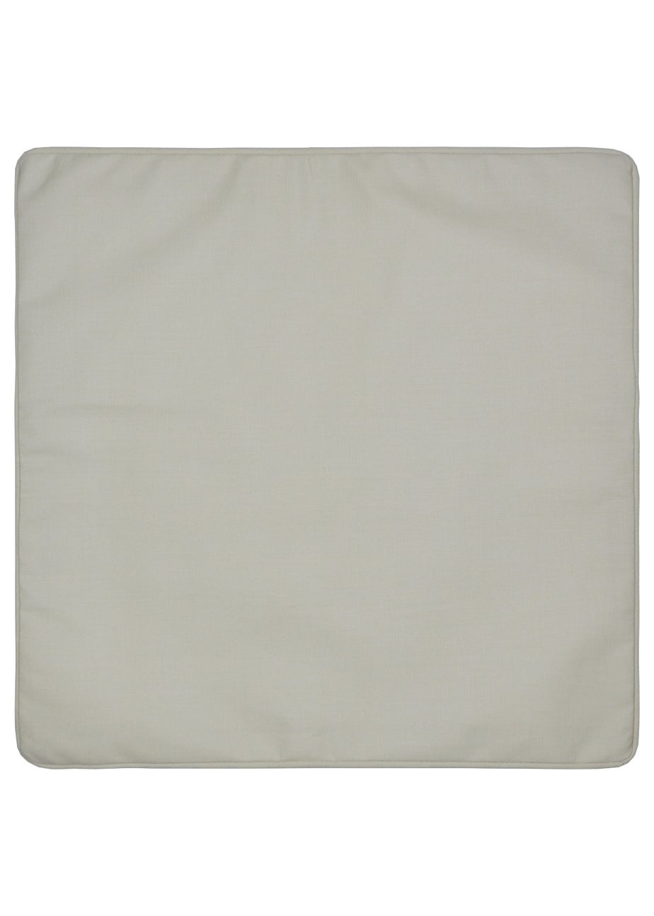 Fusion Plain Dye Filled Natural Outdoor Cushion