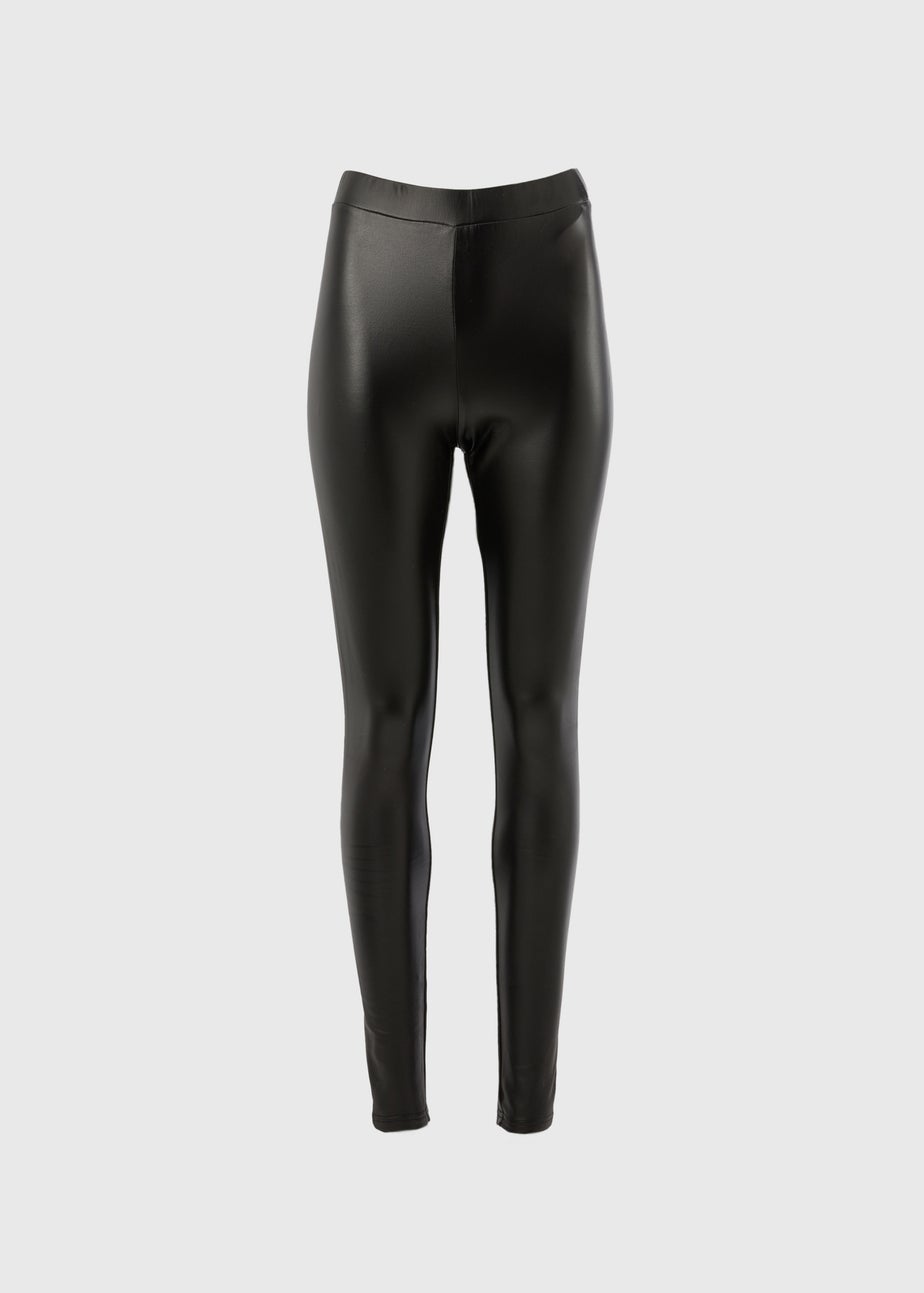 JDY Stine Black PU Leggings