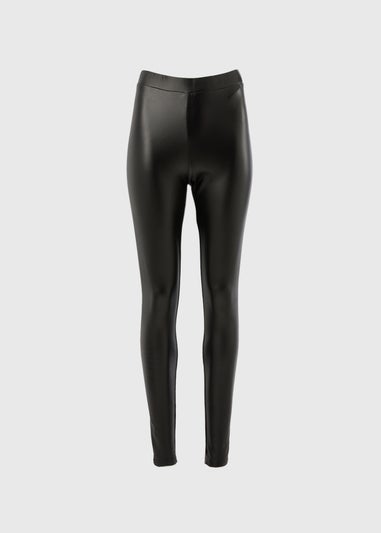 JDY Stine Black PU Leggings