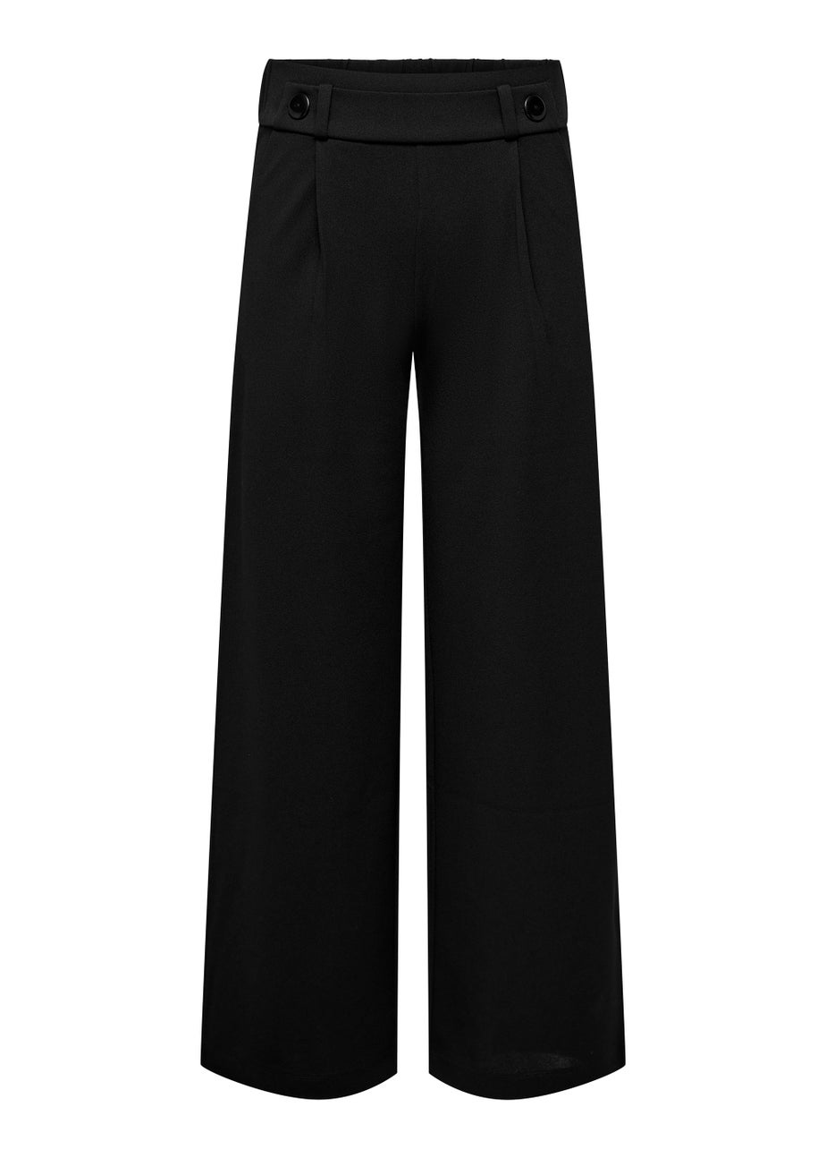 JDY Geggo Black Button Trousers