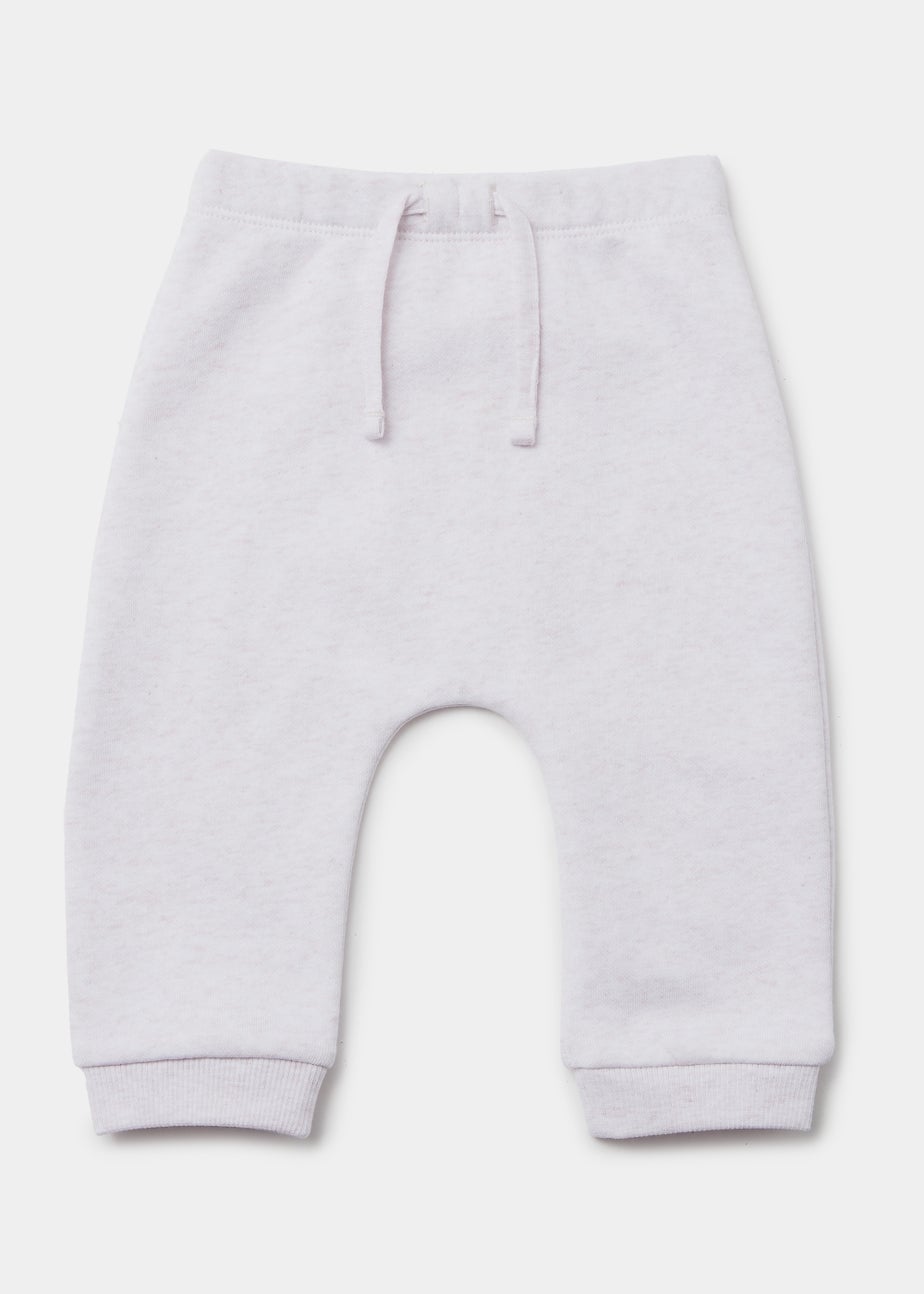Baby Ecru Waffle Joggers (Newborn-23mths)