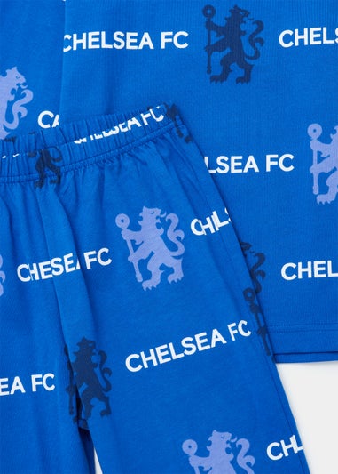 Kids Blue Chelsea Football Club Pyjama Set (4-12yrs)